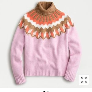 Fair isle turtleneck sweater Jcrew
